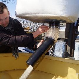 Disperser for fertilizer