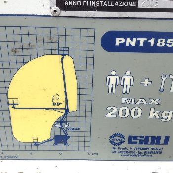 Piattaforma autocarrata Isoli PNT 185 2005