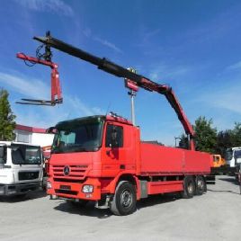 Mercedes-Benz Actros 2641 L 6x2 platform crane Palfinger, L