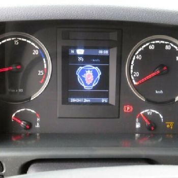 Scania G 420 LB6x2 + HNB flatbed rear crane steering + lift, PK1