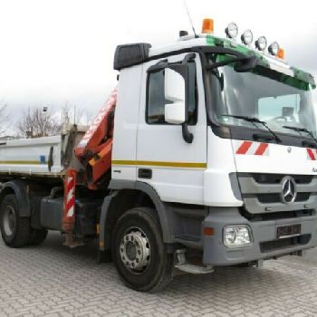 Mercedes-Benz Actros 1841 2-axle tipper crane Greiferst.