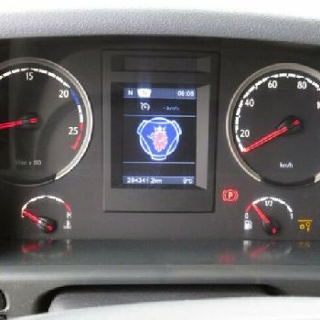 Scania G 420 LB6x2 + HNB flatbed rear crane steering + lift, PK1