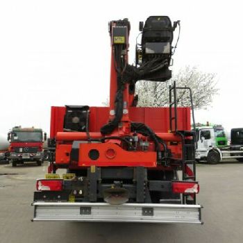 Scania G 420 LB6x2 + HNB flatbed rear crane steering + lift, PK1