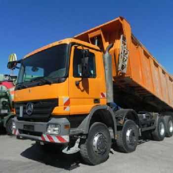 Mercedes-Benz Actros 4141 8x6 4 axle dump truck Meiller 18m³