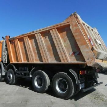 Mercedes-Benz Actros 4141 8x6 4 axle dump truck Meiller 18m³