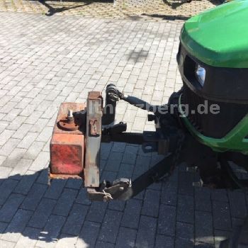 John Deere 2520 HST, mower deck + high dump, cab, MOT