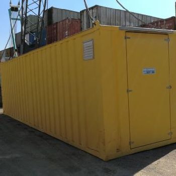 Electric transformer cabin for exterior