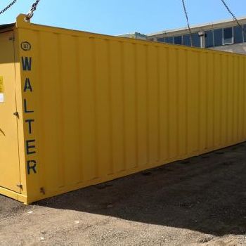 Electric transformer cabin for exterior