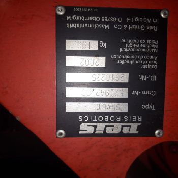 Reis welding robot working