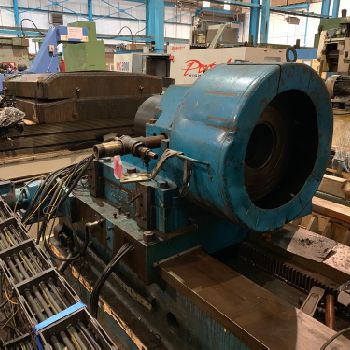 BROADBENT Deep Hole Boring Machine. 32' / 9753mm Boring Depth, 15"/381mm Hollow Spindle, up to 18 / 457mm dia