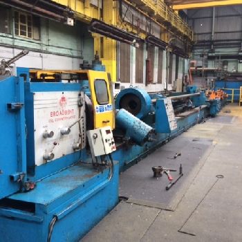 BROADBENT Deep Hole Boring Machine. 32' / 9753mm Boring Depth, 15"/381mm Hollow Spindle, up to 18 / 457mm dia