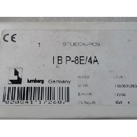 Lumberg IBP-8E / 4A Prof I Bus DP - unused - in opened ovp