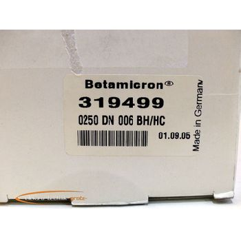 Hydac 319499/0250 DN 006 BH / HC Betamicron filter element - unused! -