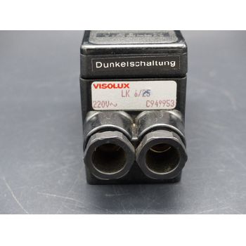 Visolux photocell LK 6/25 220V ~ dark switching