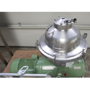 Westfalia separator for beer, fruit and vegetable juices, wine, tea, coffee, citrus and tropical fruits for pectin