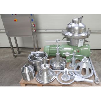 Westfalia separator for beer, fruit and vegetable juices, wine, tea, coffee, citrus and tropical fruits for pectin