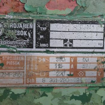 Used Strojarne Piesok 3150/10 Plate rolling machine