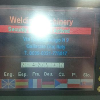 Welding Machinery S.R.L. SBC 650 Envelopes making and printing machine