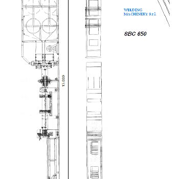 Welding Machinery S.R.L. SBC 650 Envelopes making and printing machine