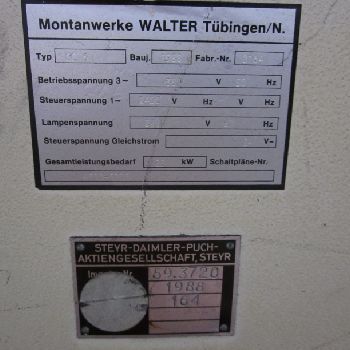 Walter Heli Center GC-6 Tool Grinding Machine / Tool and Cutter Grinder