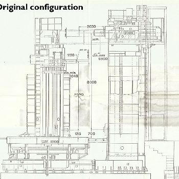 INNSE TVM 450/5 Ø 9800 mm CNC vertical turret lathe with cnc