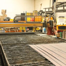 Máquina de corte CNC SG4000 Tayor (Controlador Hypertherm) - Plasma / gas