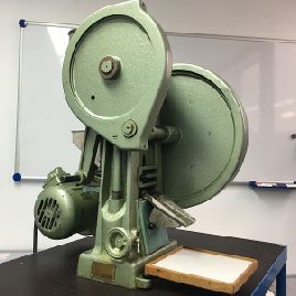 Used Korsch EK0 Single punch tablet press eccentric