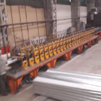 Turkish roll form steel planking machine