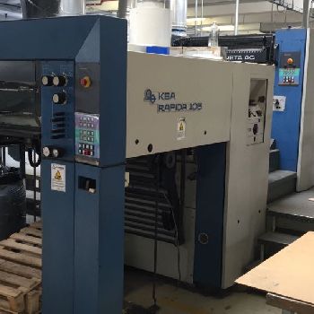 Kba RAPIDA 105-5 SW1 CX PWVA Offset five colours