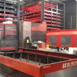 Cortadora láser Amada FO 4020 NT + AS400LUL TWIN