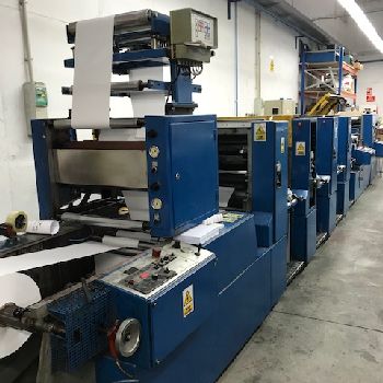 Imer I-90-BF Web continuous printing press