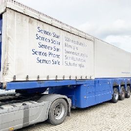 Langendorf SGL 3 glass transporter / inloader 7,7m