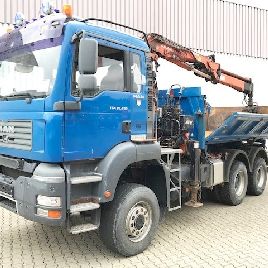 MAN TGA 26.400 FAK 6x6 with Bordmatik u. Crane Atlas 105.2