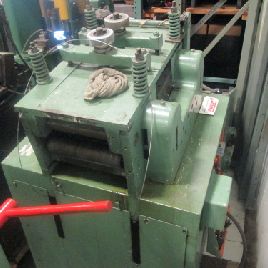 Aida Model LM-253 9.8" Max Width 7 Roll Cradle Straightener 7-20 M/Min (#16619); Aida Model LM-253 9.8 Max Width 7 Roll Cradle Straightener 7-20 M/Min