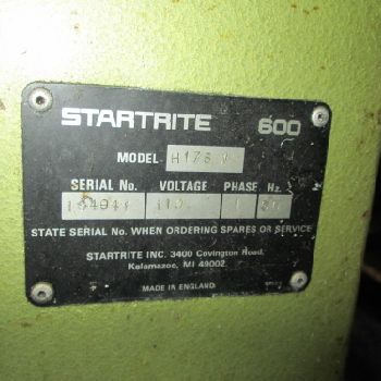 Startrite Model H175V 110V 1Ph Horizontal Belt Driven Band Saw (#15913); Startrite Model J175V 110V 1Ph Horizontal Belt Driven Band Saw