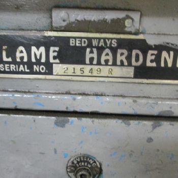 South Bend Cat No.CL187ZB 3.5'Bed 10"Swing Lathe W/5C Collet Pull Type Bar (#17165); South Bend Cat No.CL187ZB 3.5'Bed 10Swing Lathe W/5C Collet Pull Type Bar