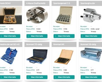 Extensive range; tools and accessories