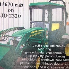 Cabina original para tractor 2017 OTC 11670 Cabina para JD 2320 y mayores 2025R