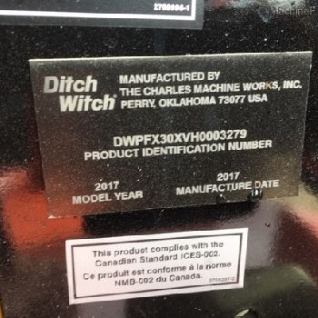 2017 Ditch Witch FX30