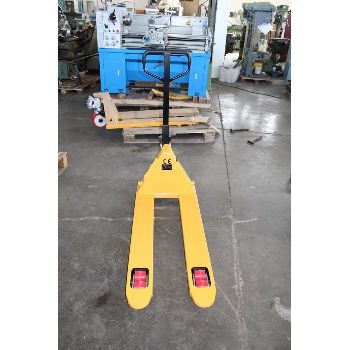 CODE 1099 NEW MANUAL PALLET TRUCK WITH POLYURETHANE TREAD 2500 Kg MOD 0028