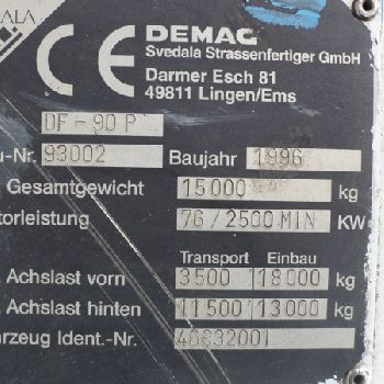1996 Terex Demag DF 90P