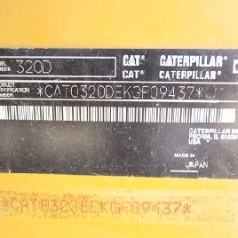 2013 Caterpillar 320D