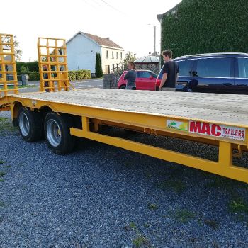 Remorque porte engin MAC CAULEY Vital 19T