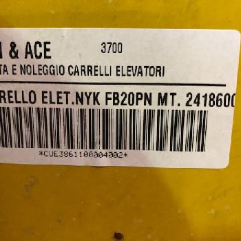 Sale Used Electric Forklift NYK FB20PN