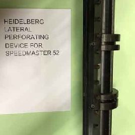 Complete cross perforation kit for Heidelberg Speedmaster SM 52 Plus version