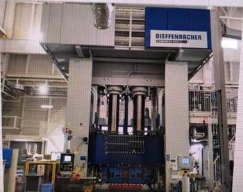DIEFFENBACHER DC-U-3600T STRAIGHT SIDE HYDRAULIC PRESSInventory# 38667