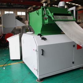 (2018) 40HP ZUICK GS300/1000 soundproof inline skeletal sheet Granulator with blower