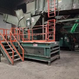 (1996) 150 HP Harris / Selco 2 Ram Baler Model HRB-516 N