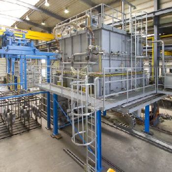 Schlager Drop Bottom Quench Furnace