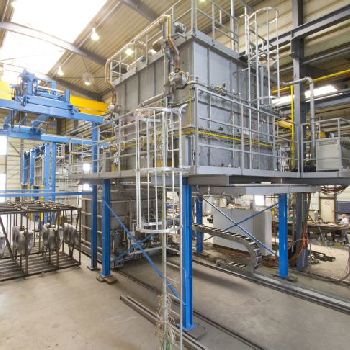 Schlager Drop Bottom Quench Furnace